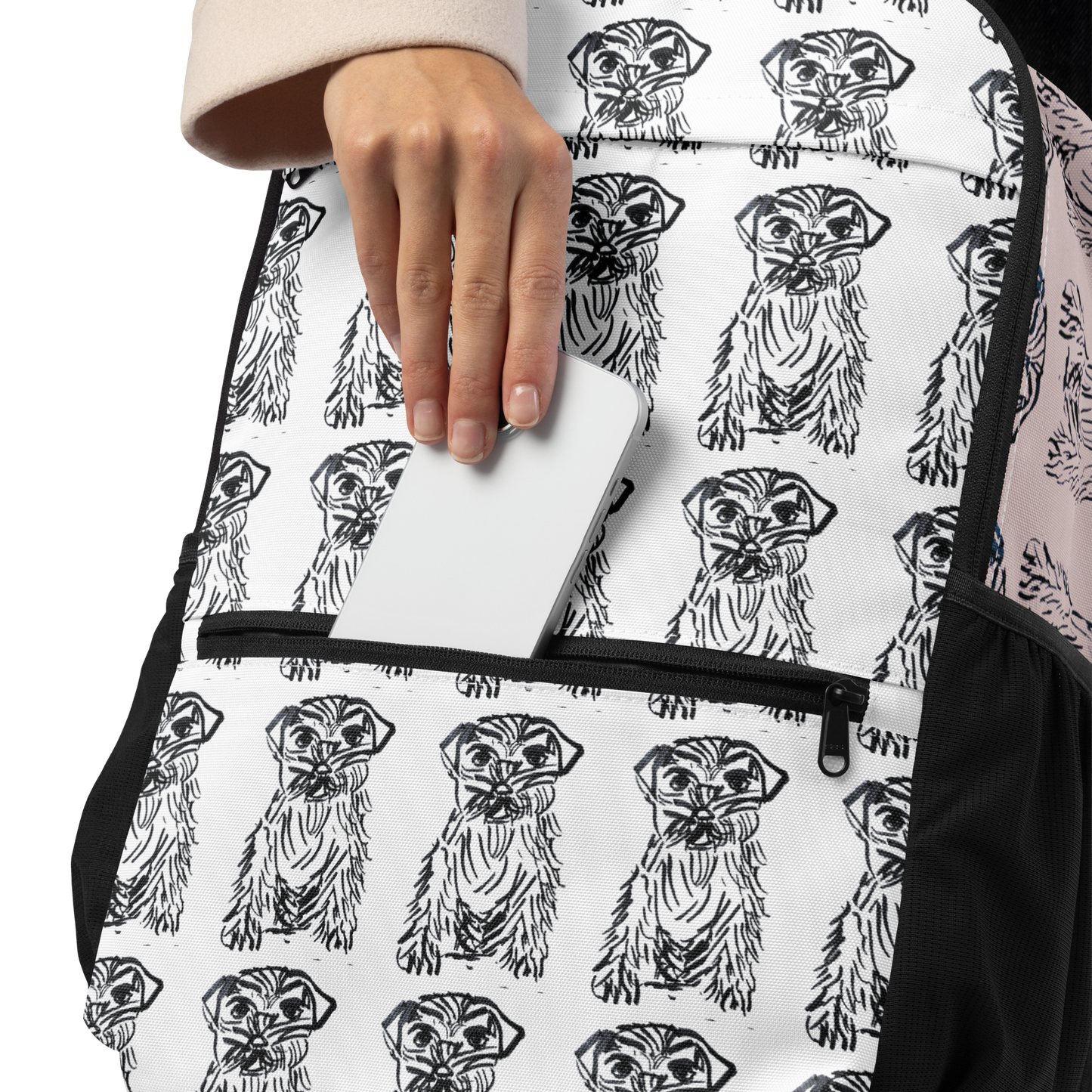 Utility Backpack Terrier White