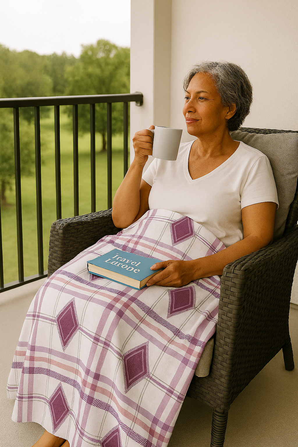 Throw Blanket - Plaid Rhombus