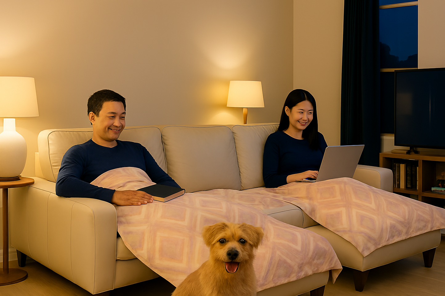 Throw Blanket - Rhombus Pastel