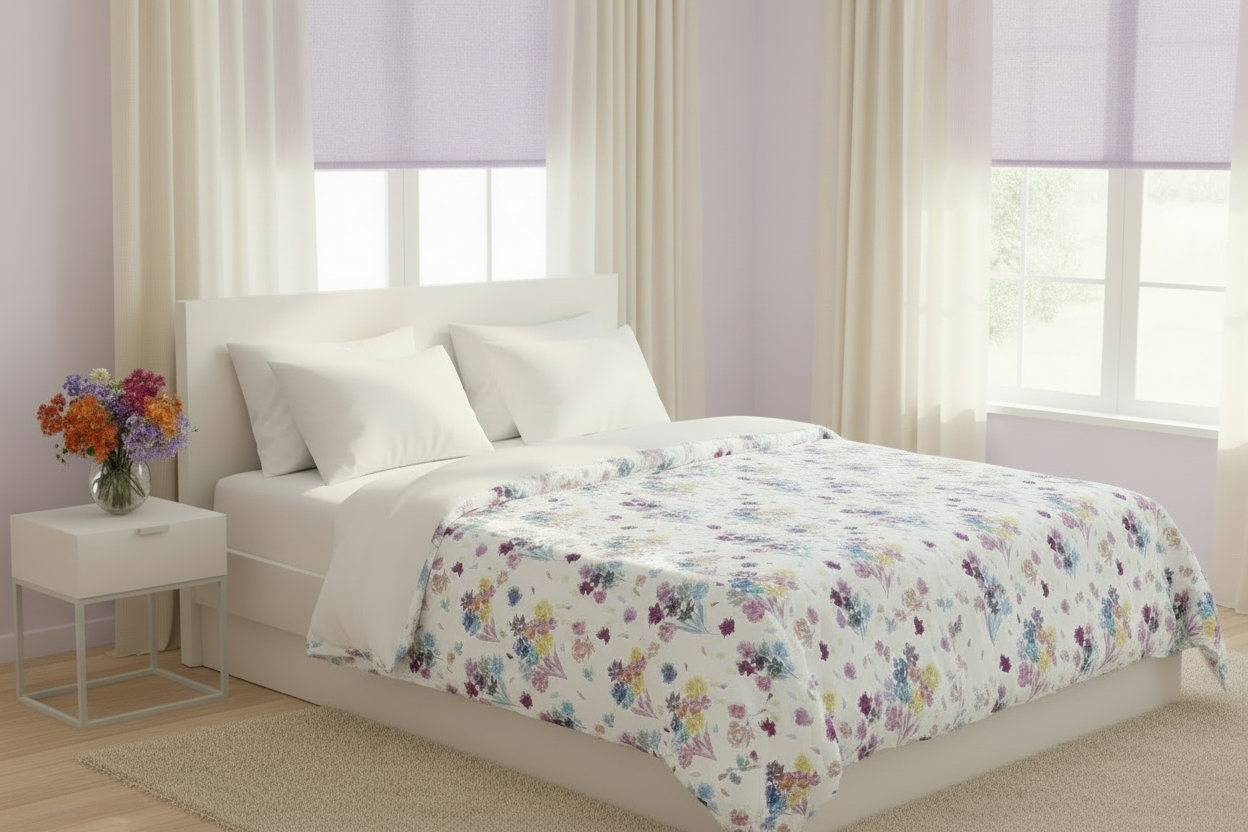 Comforter Garden Whispers White