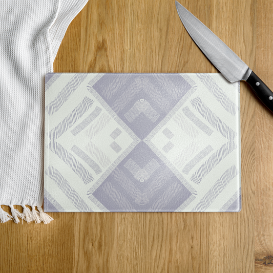 Glass Cutting Board Rhombus