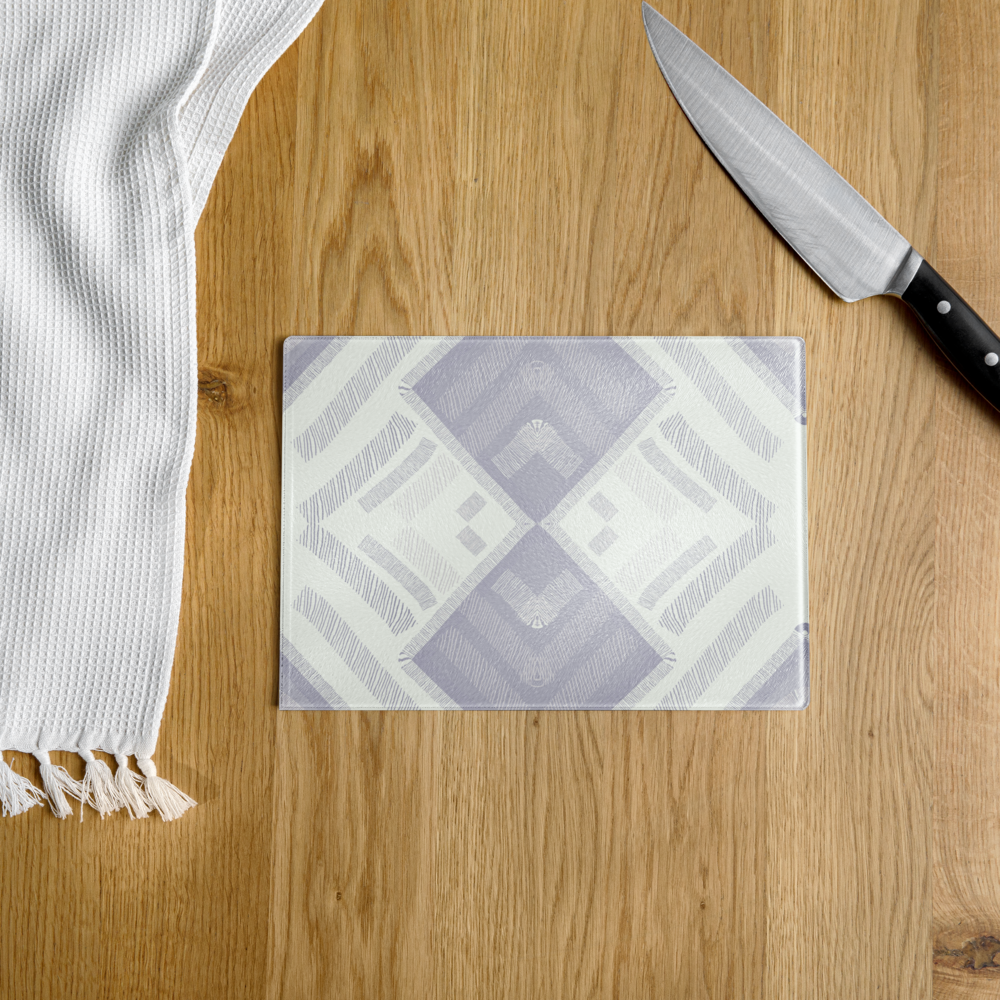 Glass Cutting Board Rhombus