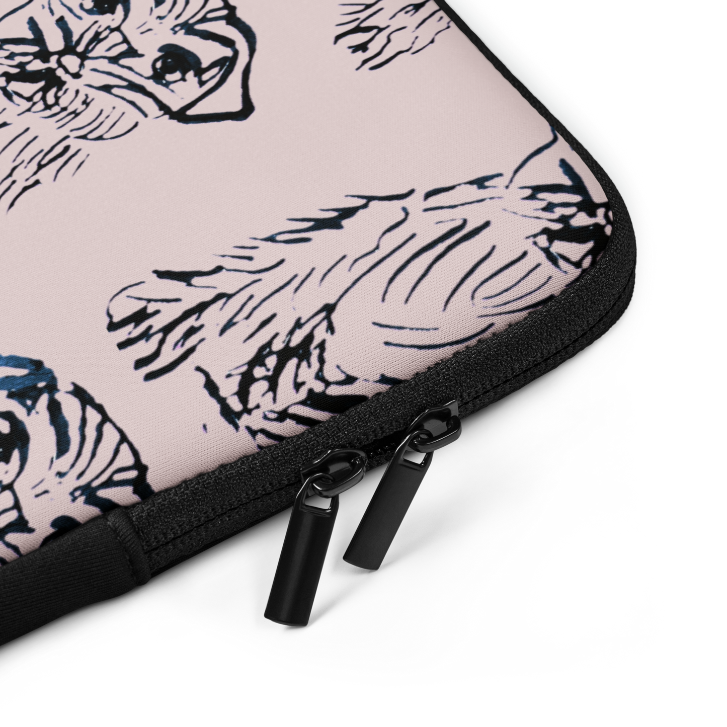 Laptop Sleeve Terrier Pastel Pink