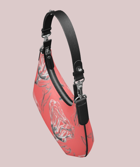 Mini Curved Van Rose in Red