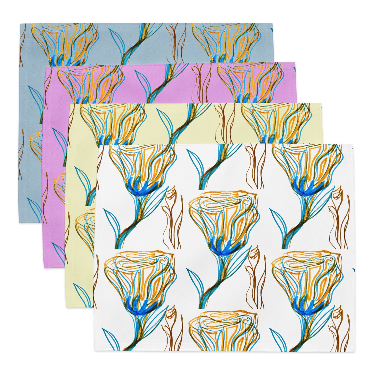 Placemat Set Van Rose