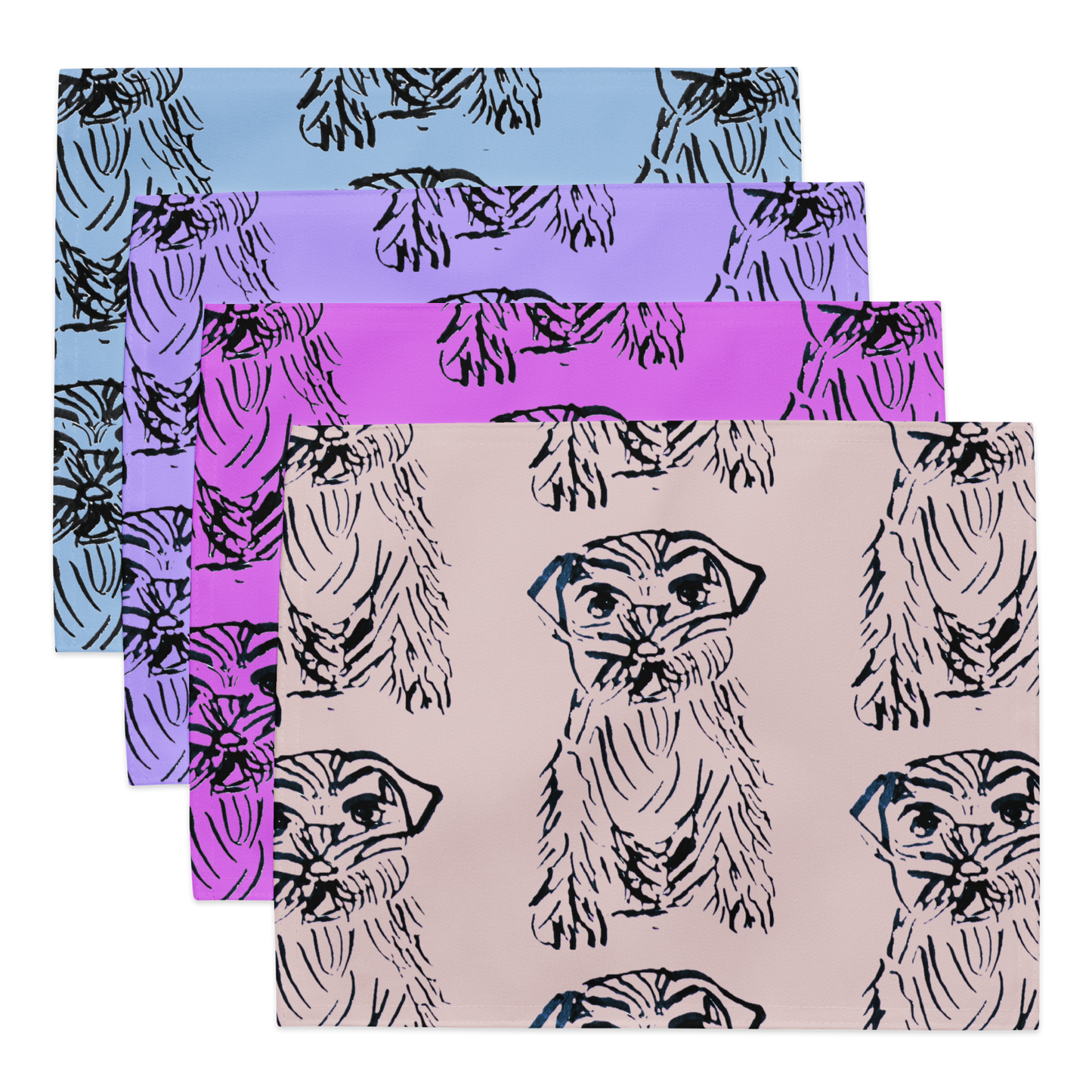 Placemat Set Terrier