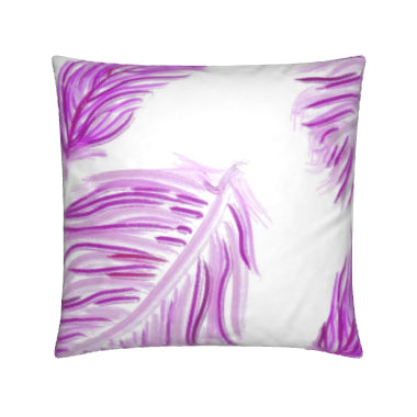 Cushion Feathers Pink