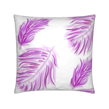 Cushion Feathers Pink