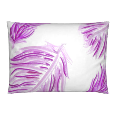 Cushion Feathers Pink