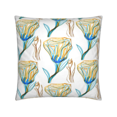 Cushion Van Rose White