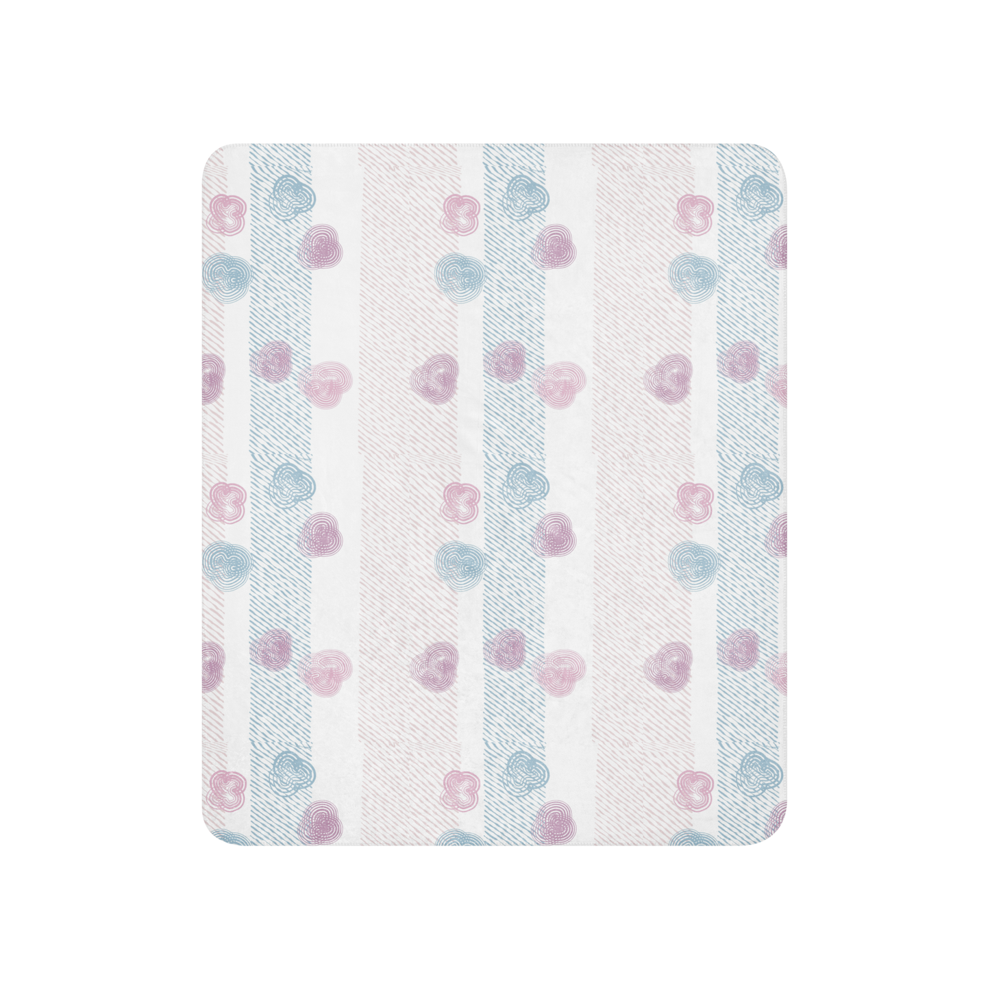 Sherpa Blanket Flower Delicacy