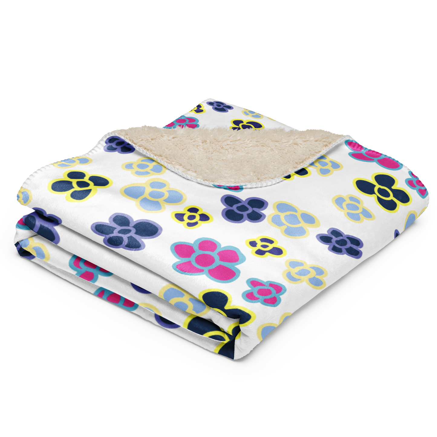 Sherpa Blanket Flowers Dream
