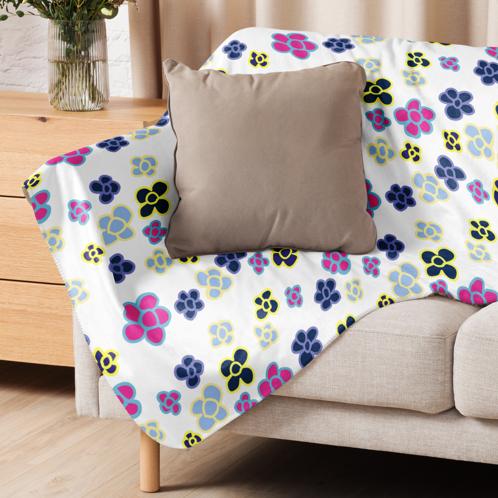 Sherpa Blanket Flowers Dream