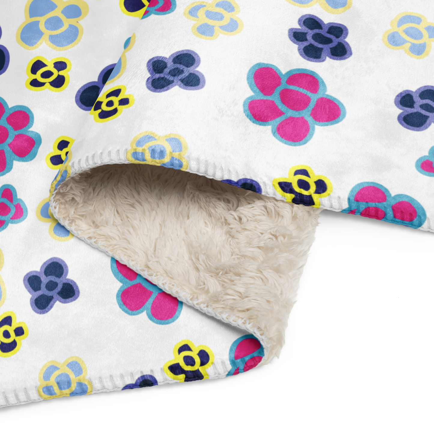 Sherpa Blanket Flowers Dream