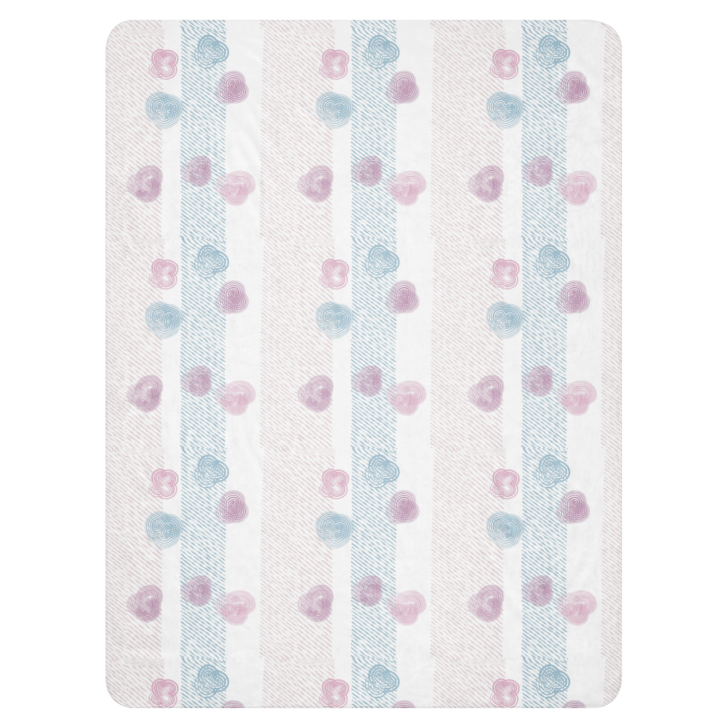 Sherpa Blanket Flower Delicacy