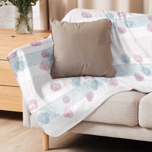 Sherpa Blanket Flower Delicacy