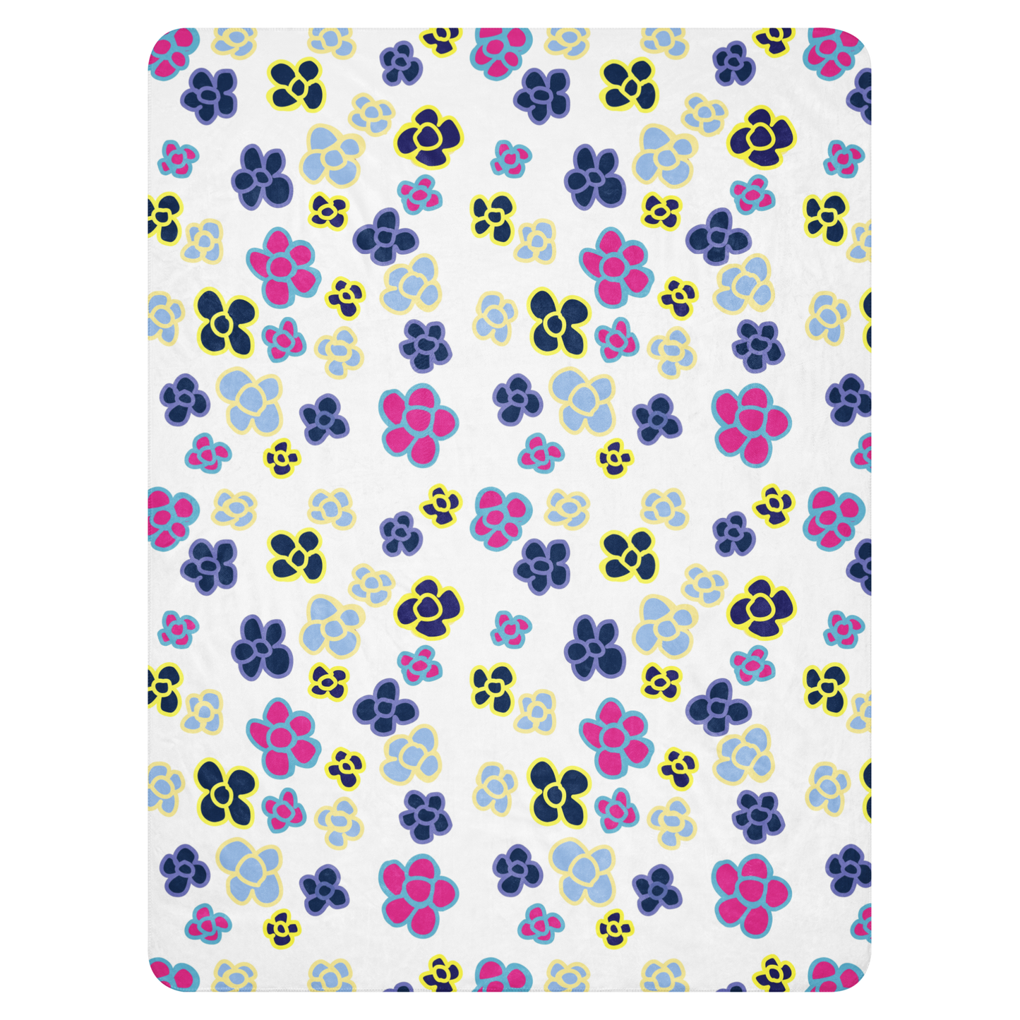 Sherpa Blanket Flowers Dream