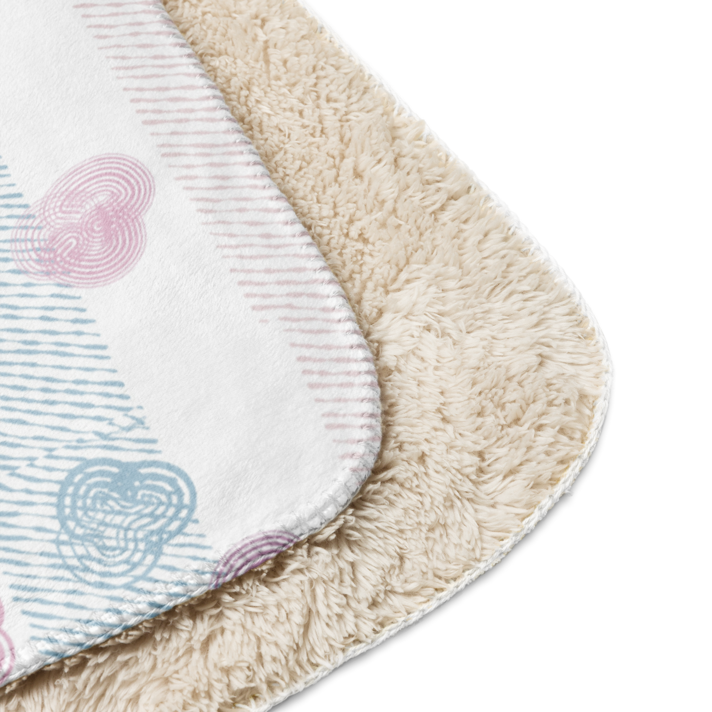 Sherpa Blanket Flower Delicacy