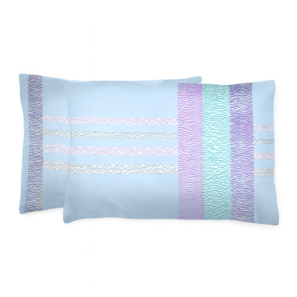 Duvet Tartan Celeste