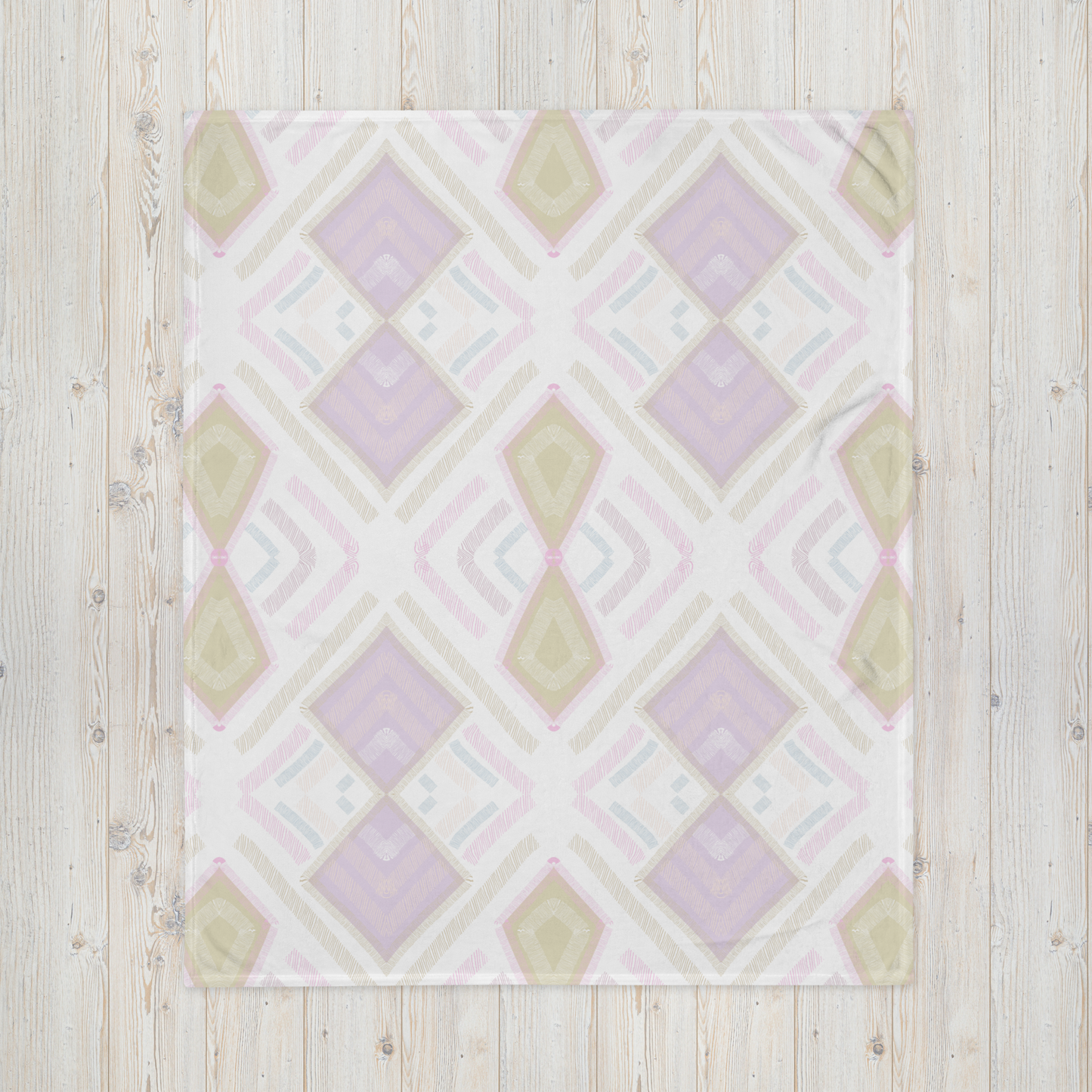 Throw Blanket - Rhombus Pastel