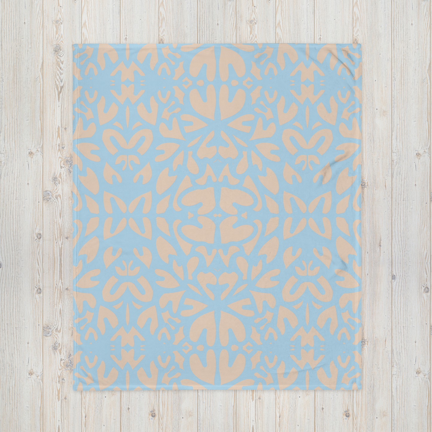 Throw Blanket  - Panther Turquoise