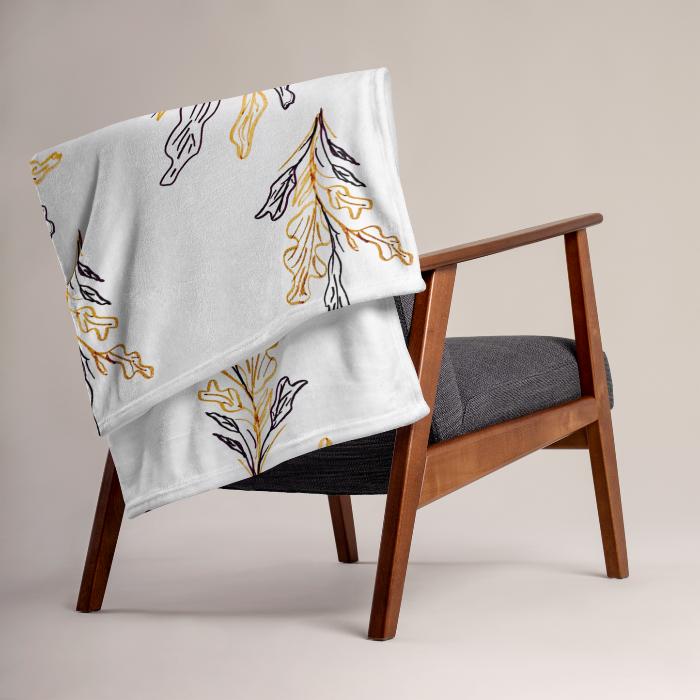 Throw Blanket - Oak Branches