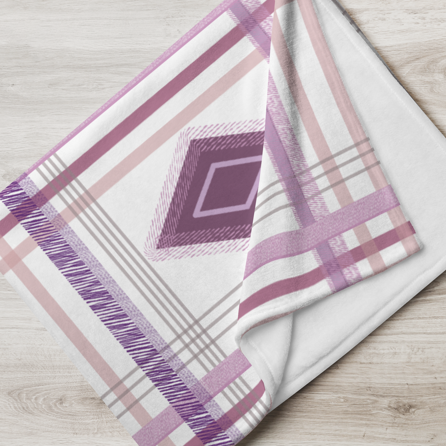 Throw Blanket - Plaid Rhombus