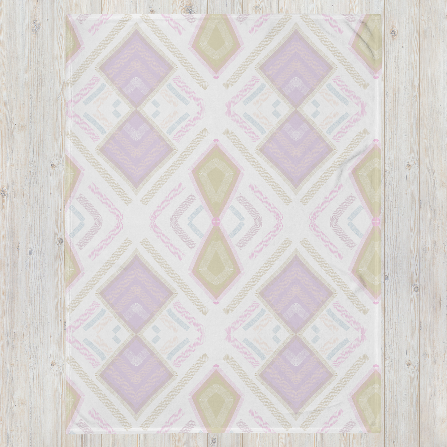 Throw Blanket - Rhombus Pastel