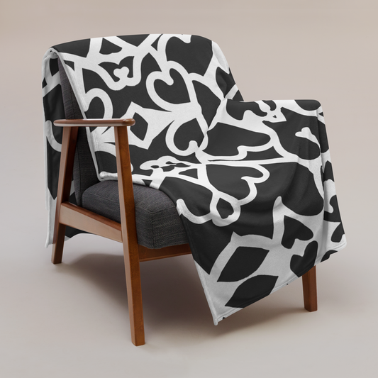 Throw Blanket - Royal Hearts