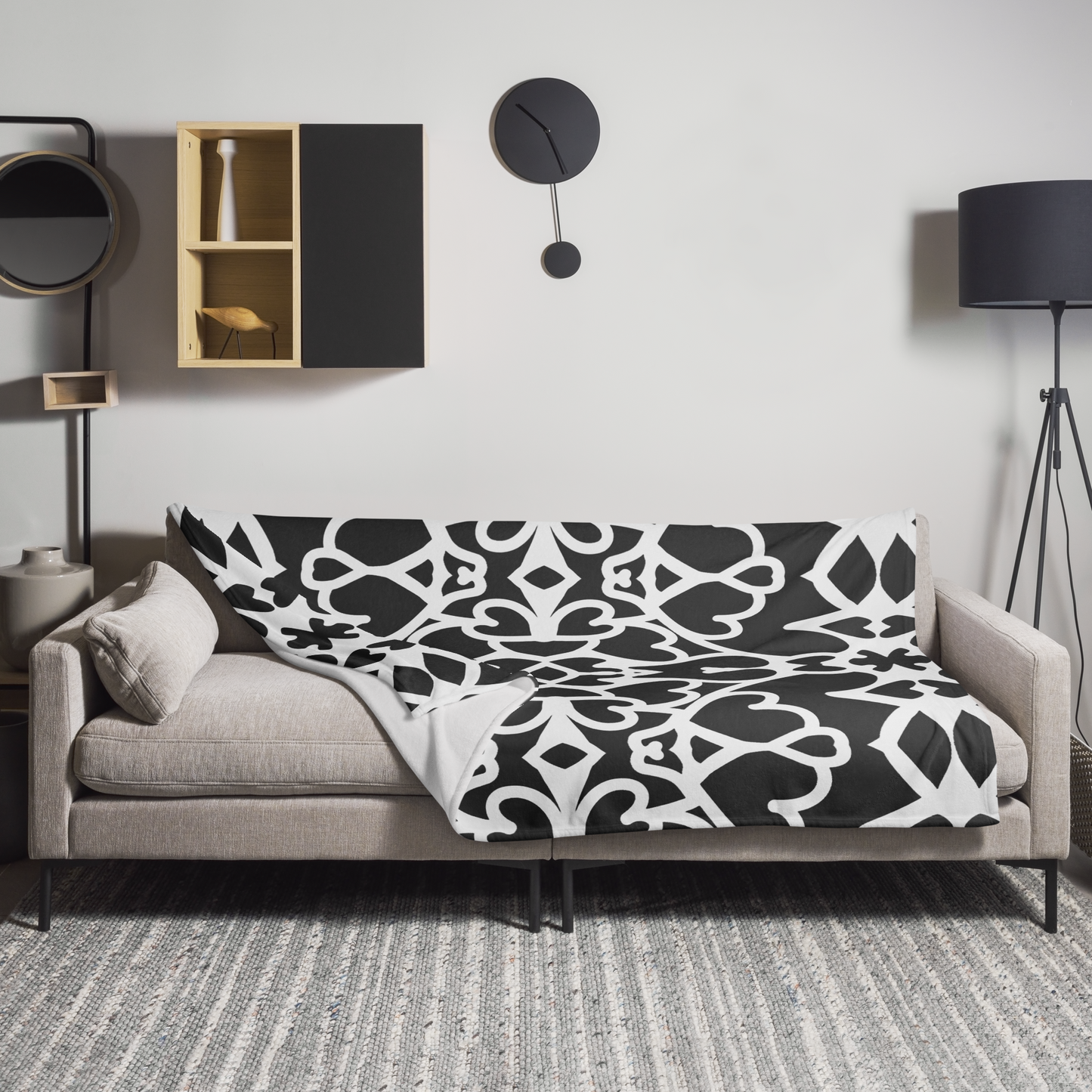 Throw Blanket - Royal Hearts